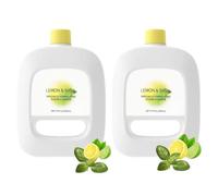 Lot de 2 solutions nettoyantes for sols au parfum citron, 930 ml chacune, compatibles avec les robots serpillières Narwal Freo/Freo X Ultra/J1/J2/J3/J4/J5/S1/S2, détergent concentré tous sols