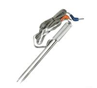 Lot de 2 sondes à viande compatibles avec Thermopro pour TP25 TP27 TP28 TP20 TP17 TP16 TP16S TP08S TP07 TP17H TP06S TP09 jusqu'à 200 degrés Fahrenheit (avec clip)