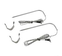 Lot de 2 sondes à viande pour four à granulés Traeger Grills avec capteur PT1000 pour une surveillance fiable de la température dans le barbecue