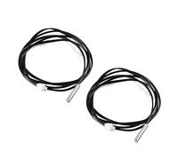 Lot de 2 sondes de capteur de température 10 K, sonde de capteur de température, sonde thermique NTC, câble d'extension de thermomètre, sonde étanche, sonde de température de précision
