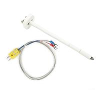 Lot de 2 sondes de four à thermocouple en céramique de type K, 2372/1300 degrés F/C Sonde haute température pour four en céramique