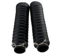Lot de 2 Soufflets de Fourche Avant universels en Caoutchouc pour Moto, Noirs, Anti-poussière, imperméables