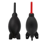 Lot de 2 souffleurs d'air en forme de fusée, nettoyeur de poussière professionnel pour objectif/capteur/filtres d'appareil photo reflex numérique