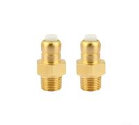 Lot de 2 soupapes de décharge de chaleur en laiton pour nettoyeur haute pression, soupape de décharge thermique 145F avec NPT 1/4, protection automatique contre la surchauffe pour Karcher pour