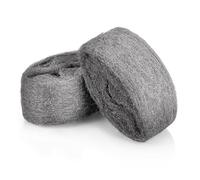 Lot de 2 souris en laine d'acier 0000 - Bloque les espaces contre les rongeurs - Souris ultrafine pour le nettoyage - Remplissage de trous pour rats et rongeurs, cuisine, garage, grenier, jardin (3 m