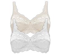 Lot de 2 Soutien-gorge dentelle sans armature Champagne 7814 Susa