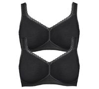 Lot de 2 Soutien-gorge sans armature coton bio mélangé 7758 Susa