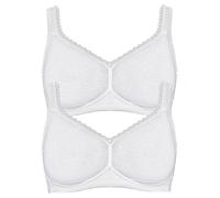Lot de 2 Soutien-gorge sans armature coton bio mélangé 7758 Susa