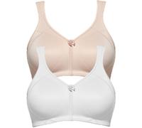 Lot de 2 Soutien-gorge sans armature grande taille Blanc 9756 Topsy Susa
