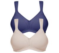 Lot de 2 Soutien-gorge sans armature Marine avec couleurs div 7077 Topsy Susa
