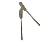 Lot de 2 spatules à beurre coréenne en acier inoxydable avec long manche et spatule à confiture