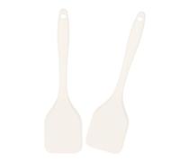 Lot de 2 spatules de cuisine en silicone souple et robuste - Protection avant souple - Idéal pour un usage quotidien - Spatule facile à nettoyer