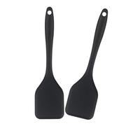 Lot de 2 spatules de cuisine en silicone souple et robuste - Protection avant souple - Idéal pour un usage quotidien - Spatule facile à nettoyer