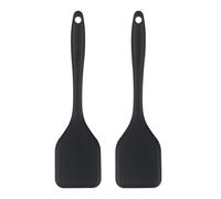 Lot de 2 spatules de cuisine en silicone souple et robuste - Protection avant souple - Idéal pour un usage quotidien - Spatule de cuisine