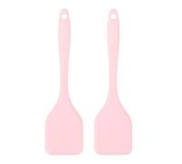 Lot de 2 spatules de cuisine en silicone souple et robuste - Protection avant souple - Idéal pour un usage quotidien - Spatule de cuisine
