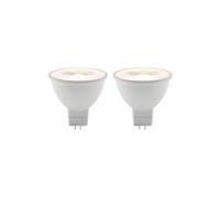 elexity - Lot de 2 spots LED 3,5W GU5,3 250lm 2700K (blanc chaud) Blanc