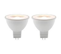 elexity - Lot de 2 spots LED 3,5W GU5,3 250lm 2700K (blanc chaud) Blanc