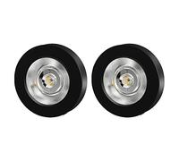 Lot de 2 Spots LED pour Placard, luminaire monopoint, Spot directionnel sous Meuble, Spot pour comptoir, Cuisine, escaliers, Chambre à Coucher