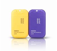 Lot de 2 Sprays Mains Désinfectants 30 ml - Format Pocket - Sans Rinçage - Parfum (Orchid/Monoï) - Gel Hydroalcoolique Portable - Idéal Sac, Voyage & Quotidien