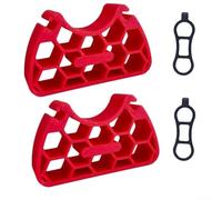 Lot de 2 stabilisateurs à clipser pour guidon de vélo et E-Bikes - Hauteur de levage de 30 mm, sangles en caoutchouc réglables, résistantes et renforcées