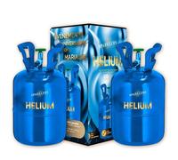 Lot de 2 Stations de Gonflage pour 40 ballons Hélium 99,9% de gaz - Bonbonne Jetable, Idéale pour des Annivers40 Ballons