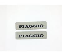 Lot de 2 stickers en métal pour Piaggio Ciao Si Bravo 11,5 cm x 2,8 cm