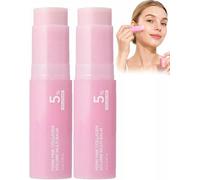 Lot de 2 sticks Gloura, Baume Multi-usages Volume Collagène Rose Gloura PDRNS, Stick Anti-Rides au Collagène pour le visage, les lèvres et le cou, Laisse la peau douce