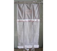 Lot de 2 Stores Enrouleurs Broderie Dentelle 45x160cm_Diane Gris