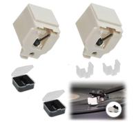 Lot de 2 stylets de rechange ATN3600L, pointe diamant et aiguille de platine en fibre de carbone pour Audio-Technica PLJ-210/AT3600L, aiguilles de rechange coniques pour tourne-disque