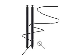 Lot de 2 stylets de rechange pour Galaxy S23 Ultra 5G, S23 Ultra S Pen Galaxy S23 Ultra S, sans fonction Bluetooth (noir fantôme) + broche d'éjection