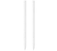 Lot de 2 stylets de rechange pour Galaxy Tab S6 Lite/S7/S8/S9 S pour Samsung Galaxy Tab S9/S8/S7/S6 Lite + 5 pointes/pointes (sans Bluetooth) (Blanc)