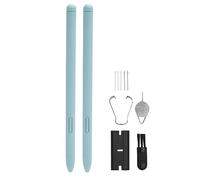 Lot de 2 Stylets de Rechange pour Galaxy Tab S6 Lite, Stylet Magnétique avec 5 Pointes, 4096 Niveaux de Pression Haute sensibilité (Bleu)