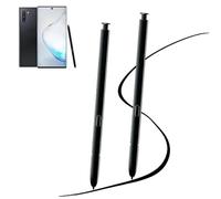Lot de 2 Stylets de Rechange pour Samsung Galaxy Note 10 / Note 10+, sansBluetooth, Noir (Aura Noir)
