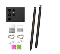Lot de 2 stylets de rechange pour Samsung Galaxy S23 Ultra (5G) S918 6,8" Noir