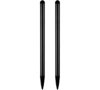 Lot de 2 stylets noirs pour écrans tactiles, smartphones et tablettes