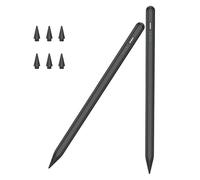 Lot de 2 stylets pour iPad 2018-2025 A16 11/10/9/8/7/6, iPad mini A17 Pro/6/5, iPad Air M3/M2 11"/13"/5/4/3, iPad Pro M4 13"/12,9"/11". Charge rapide USB-C Crayon, sensibilité d'inclinaison parfaite