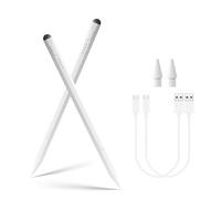 Lot de 2 stylets pour iPad Pencil 11e A16/10e génération, stylet actif pour iPad à charge rapide, iPadPencil Pro 2018-2025, iPad 11 A16/10/9/8/7/6, iPadPro 13"/11"/12,9"/M4, iPadAir 6/5/4/3, iPadMiNi