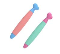 Lot de 2 stylets pour tablette Fire Kids - En caoutchouc - Pour enfants - Compatible avec tous les téléphones portables et tablettes tels que iPhone, iPad, tablette Fire HD Kids - Switch, montre