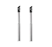 Lot de 2 stylets tactiles réglables en métal noir pour nouvel écran tactile 2DS XL LL
