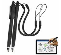 Lot de 2 stylets universels pour écran tactile Samsung/LG/Huawei Mate9 et 10, tablette, téléphone, PC avec tuyau de rappel à ressort