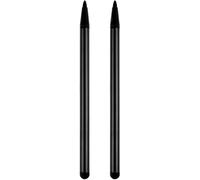 Lot de 2 stylets universels pour écrans tactiles compatibles avec iPad, Samsung Galaxy, smartphones à écran tactile et accessoires Noir