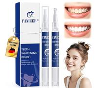 Lot de 2 Stylo de Blanchiment Dents, blanchiment dents éclaircissement stylo, Blanchiment Dentaire, Portable & Facile à Utiliser Teeth Whitening, Blanchir les Dents Facilement