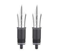 Lot de 2 Stylo-plume n°8 de rechange Pointe extra fine Compatible C2000 et C80- Argent