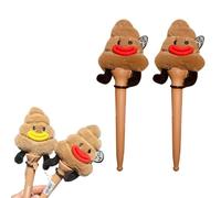 Lot de 2 stylos à bille amusants pour décompression et décompression