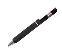 Lot de 2 stylos à bille carrés rotatifs Simple Signature - Noir mat