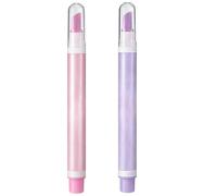 Lot de 2 stylos à cuticules en céramique avec dissolvant de cuticules parfumé à l'huile rose et lavande pour un soin doux des ongles pour nourrir et lisser les bords des ongles, stylo poussoi