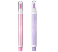 Lot de 2 stylos à cuticules en céramique avec huile pour un soin doux des ongles. Parfum rose et lavande. Dissolvant de cuticules pour nourrir et lisser le bord des ongles. Stylo à, re