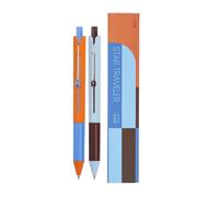 Lot de 2 stylos à encre gel silencieux de 0,5 mm à séchage rapide, écriture lisse pour examens d'études avec prise en main confortable