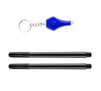 Lot de 2 stylos à encre invisible avec lumière LED pour écrire des messages secrets, des messages secrets, pour enfants
