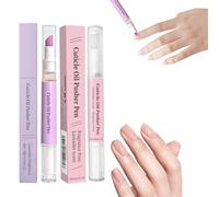 Lot de 2 stylos à huile pour repousse-cuticules - 2026 nouveaux stylos dissolvants à pointe en céramique, outil de soin des ongles, hydratant et poussoir pour ongles secs, hydrate les cuticules